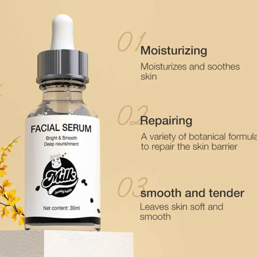 Blianlian Serum Facial con Extracto de Leche 30ml 🥛✨ — Suavidad, Luminosidad y Nutrición Profunda